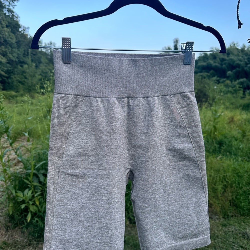 Gymshark Gray Bike Shorts